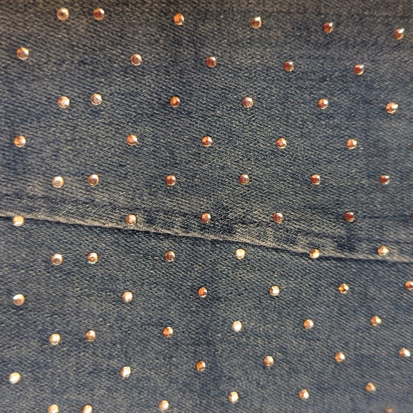 Denim and Rhinestone Dress - Picture 2 of 7